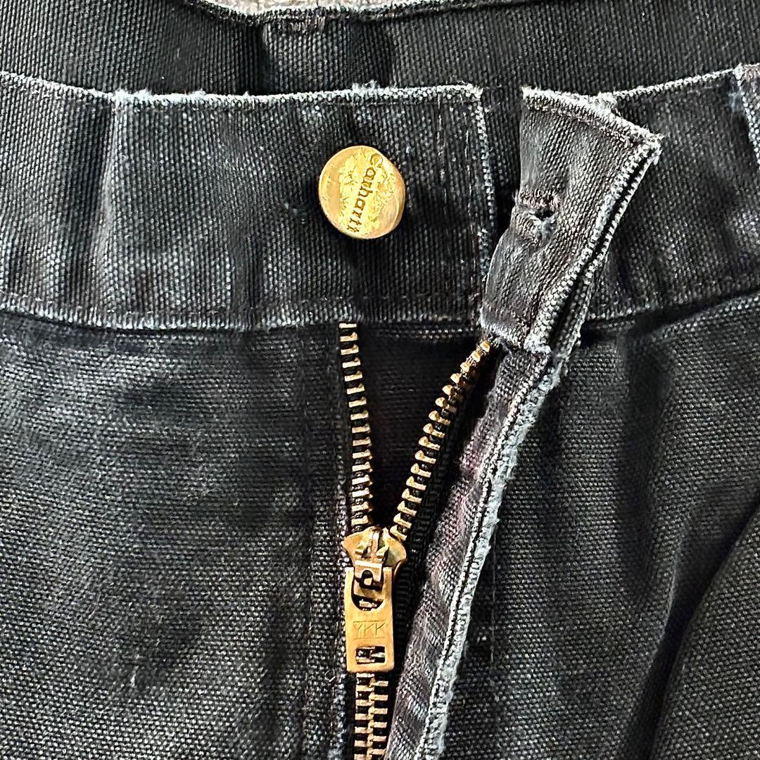 スペシャル美品 B01 ブラックフェード 金ボタン 良フェード ゆるだぼ 一点物