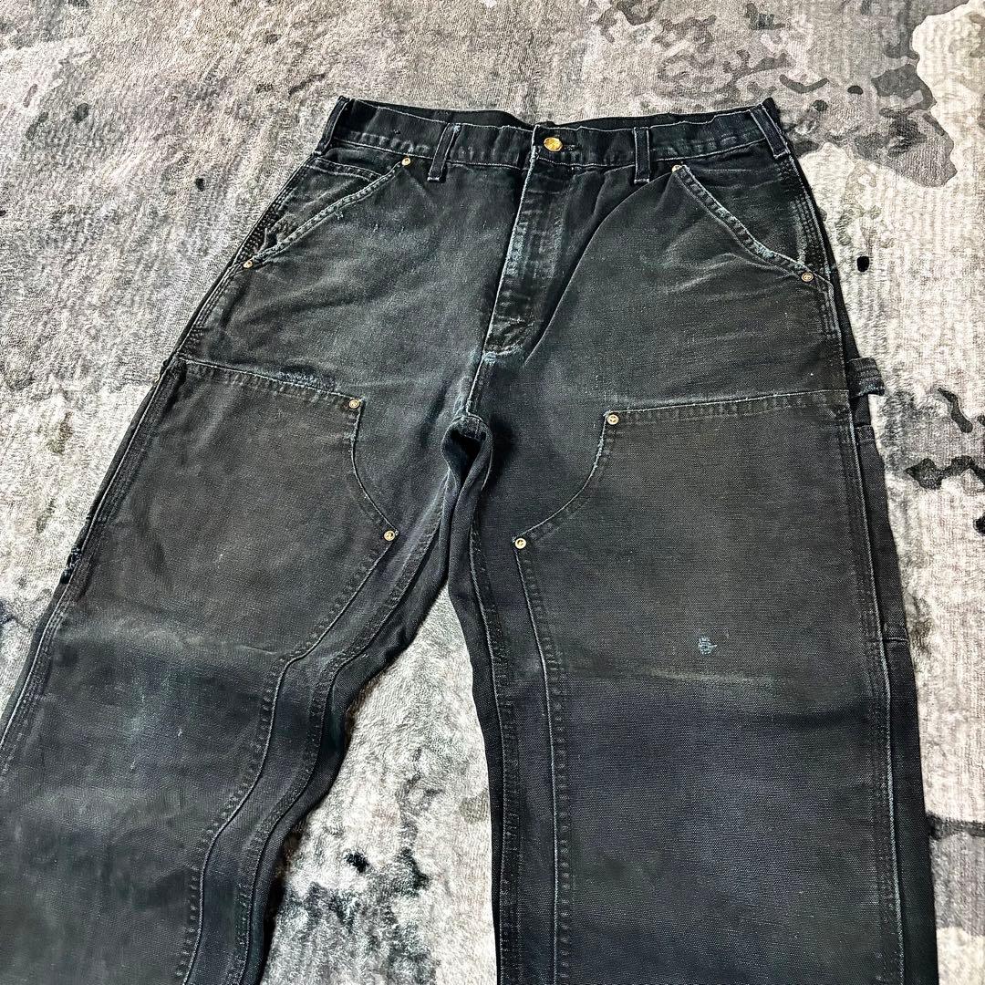 スペシャル美品 B01 ブラックフェード 金ボタン 良フェード ゆるだぼ 一点物