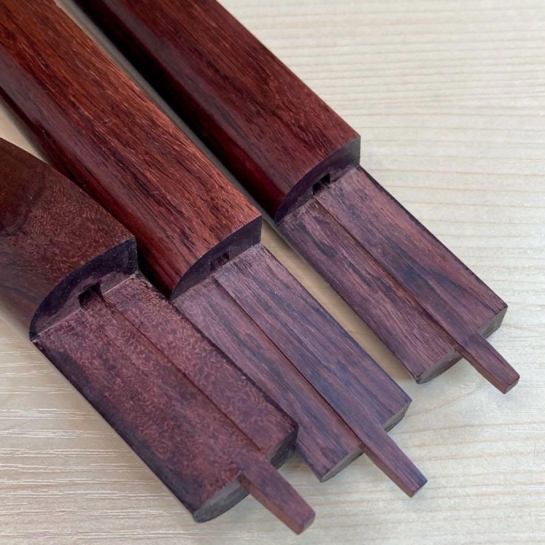 長唄三味線　紫檀　上犬皮張り替え済　すぐ弾ける　舞台でも使用可　ソフトケース付き