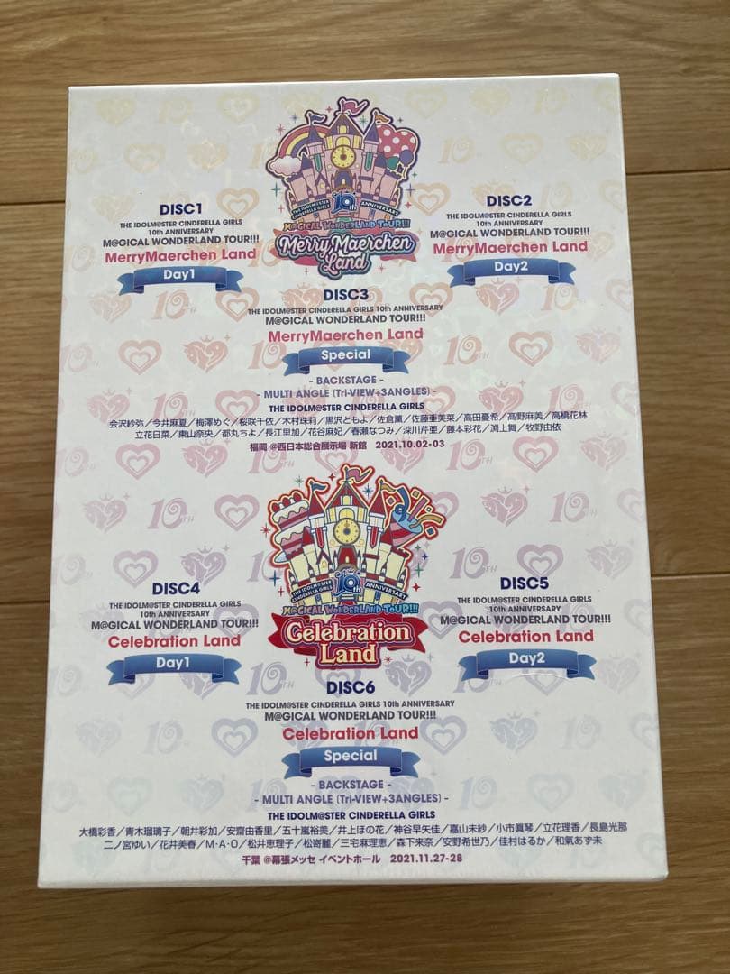 シンデレラガールズ10周年記念ツアー映像商品 M@GICALWONDERLAND