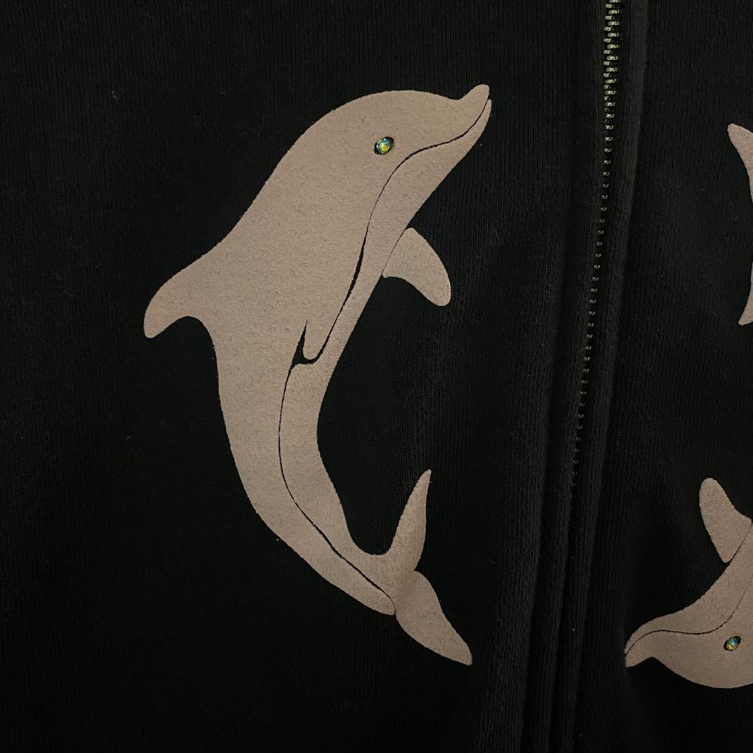 トップス shury Labyrins Two Dolphins Zip Parker