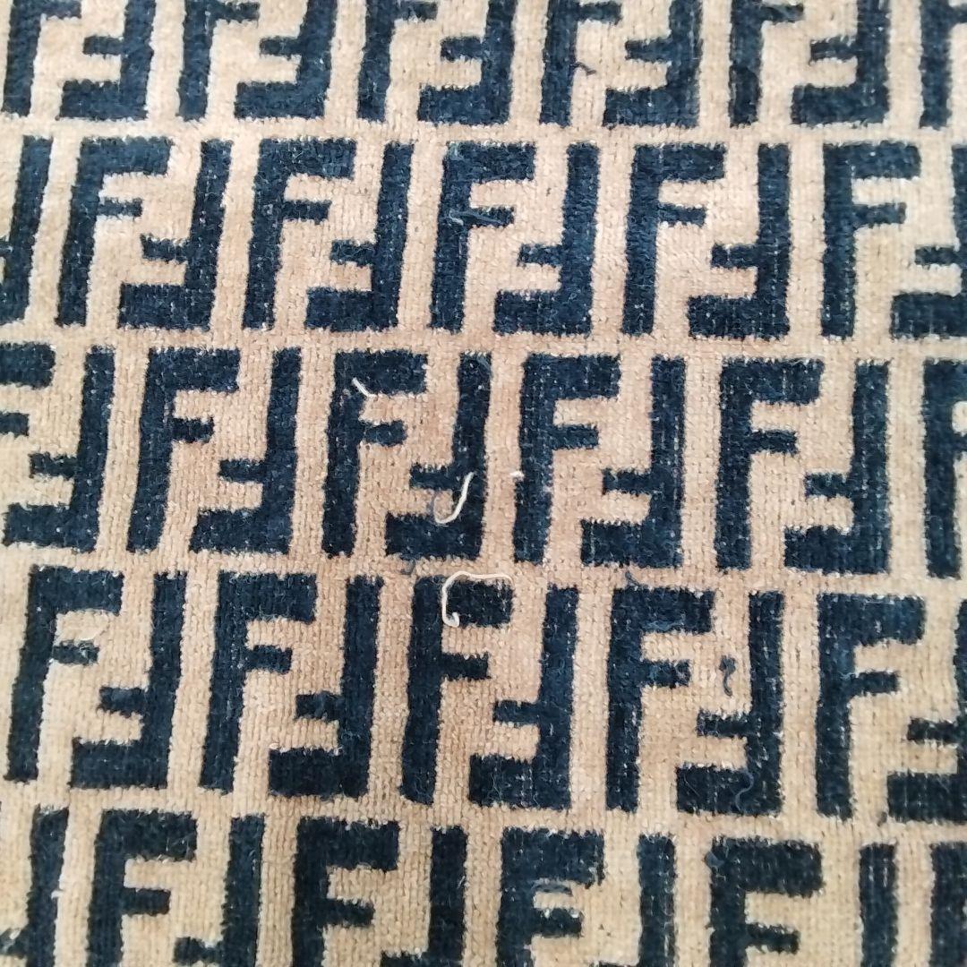 FENDI フェンディ ブランケット ひざ掛け 綿毛布 ズッカ柄