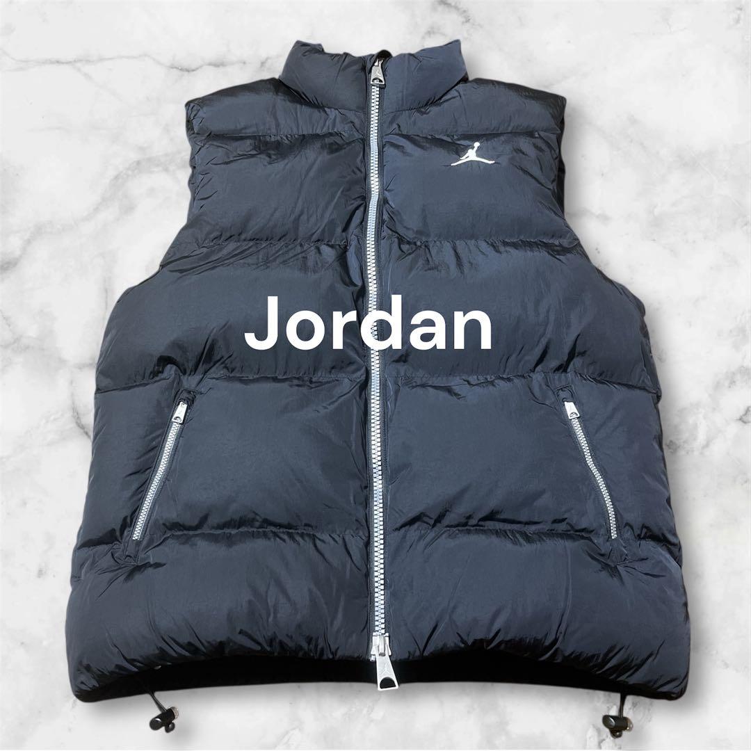 極美品 Jordan/ ダウンベスト ブラック S