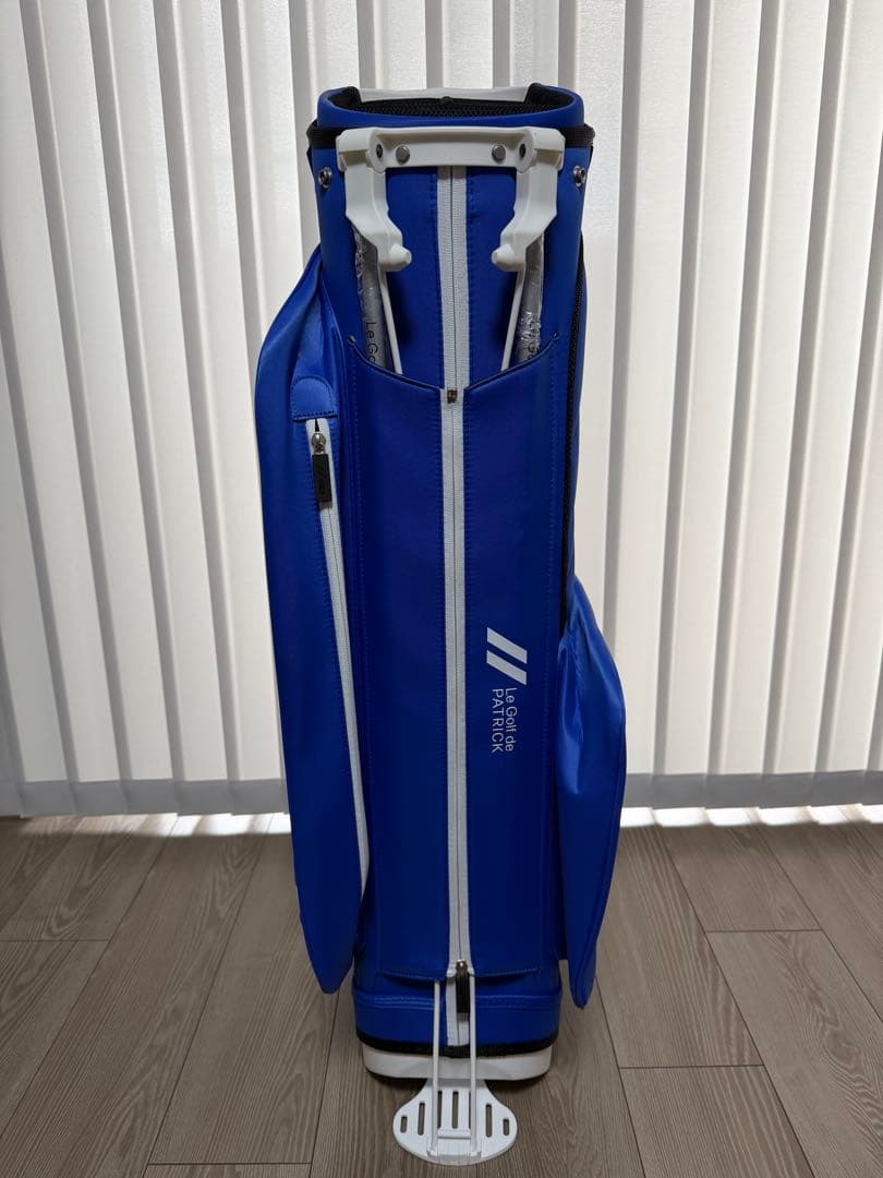 新品未使用　パトリック　キャディバッグ　PATRICK GOLF ブルー