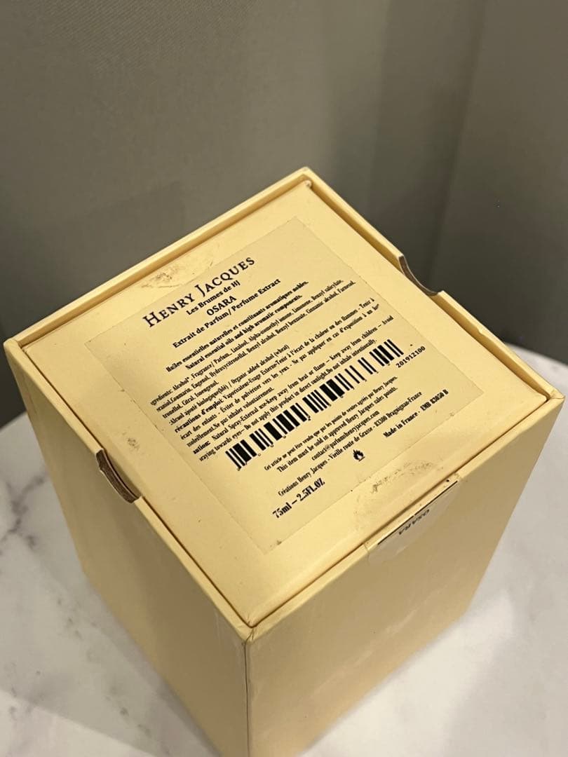 【新品未使用破格】Henry Jacquesアンリジャック OSARA 75ml