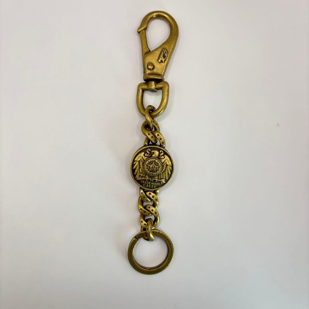 CALEE キーリング　concho key ring brass ゴールド