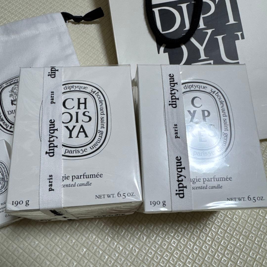 【Diptyque Paris】フレグランスキャンドル×2➕オードトワレ×2