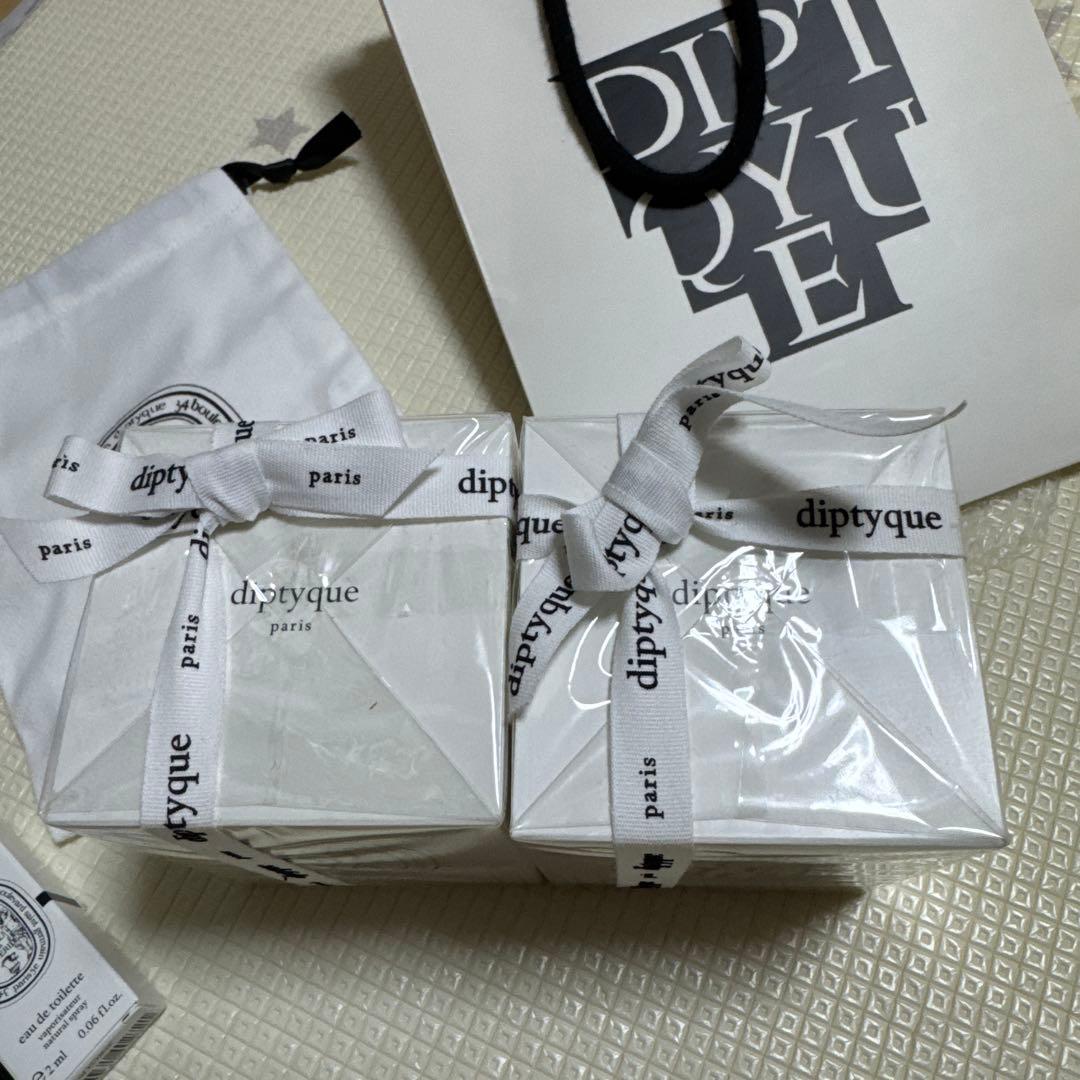 【Diptyque Paris】フレグランスキャンドル×2➕オードトワレ×2