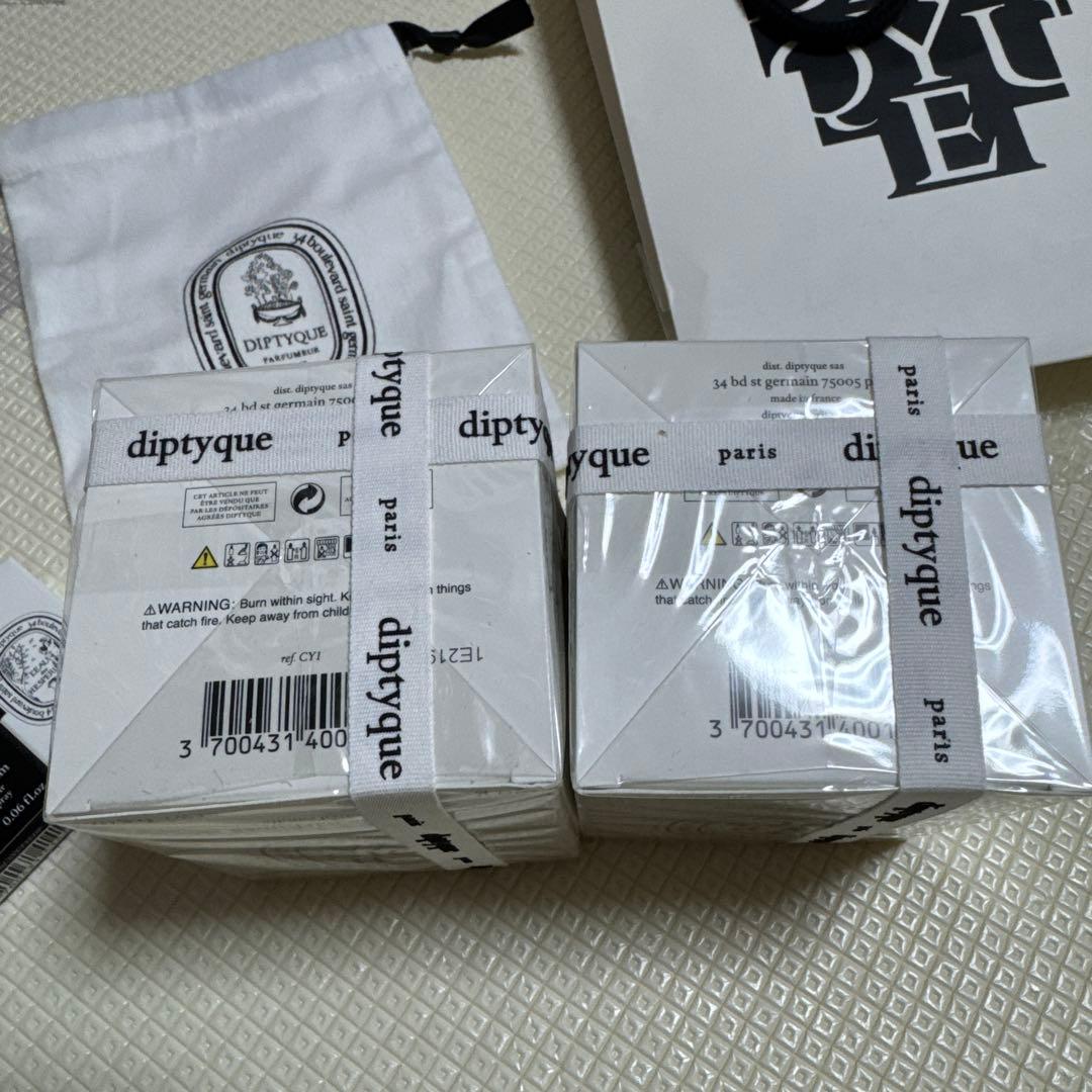 【Diptyque Paris】フレグランスキャンドル×2➕オードトワレ×2