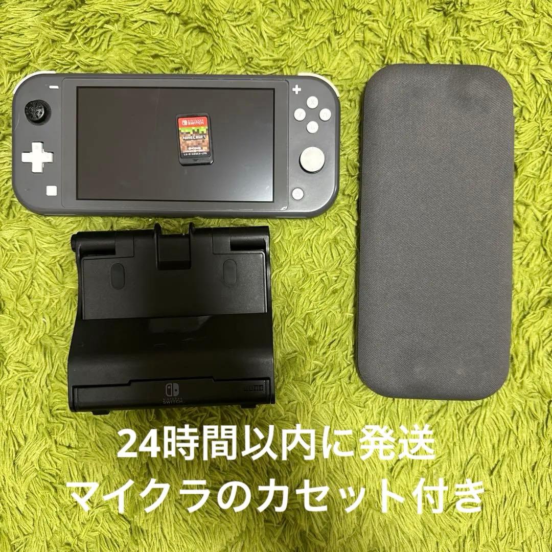 Nintendo Switch Lite グレー ゲームカード付き