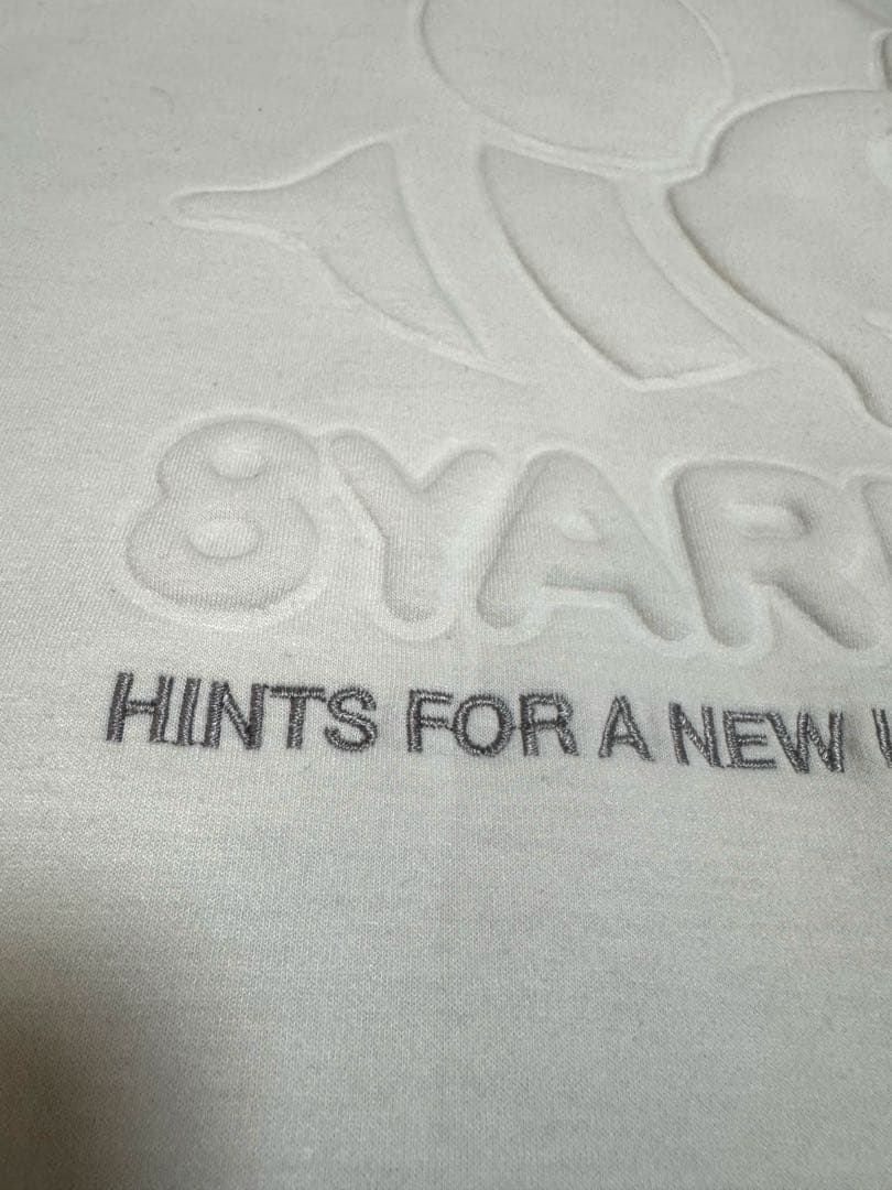 8YARDS 8ヤーズ ホワイト パーカー Laidback Hoodie 4G