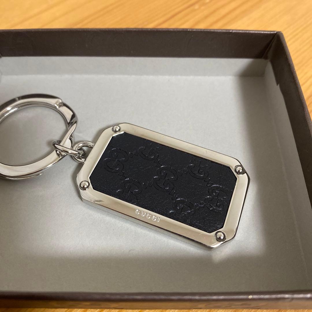 【新品未使用】GUCCI グッチ キーリング キーホルダー　ブラック