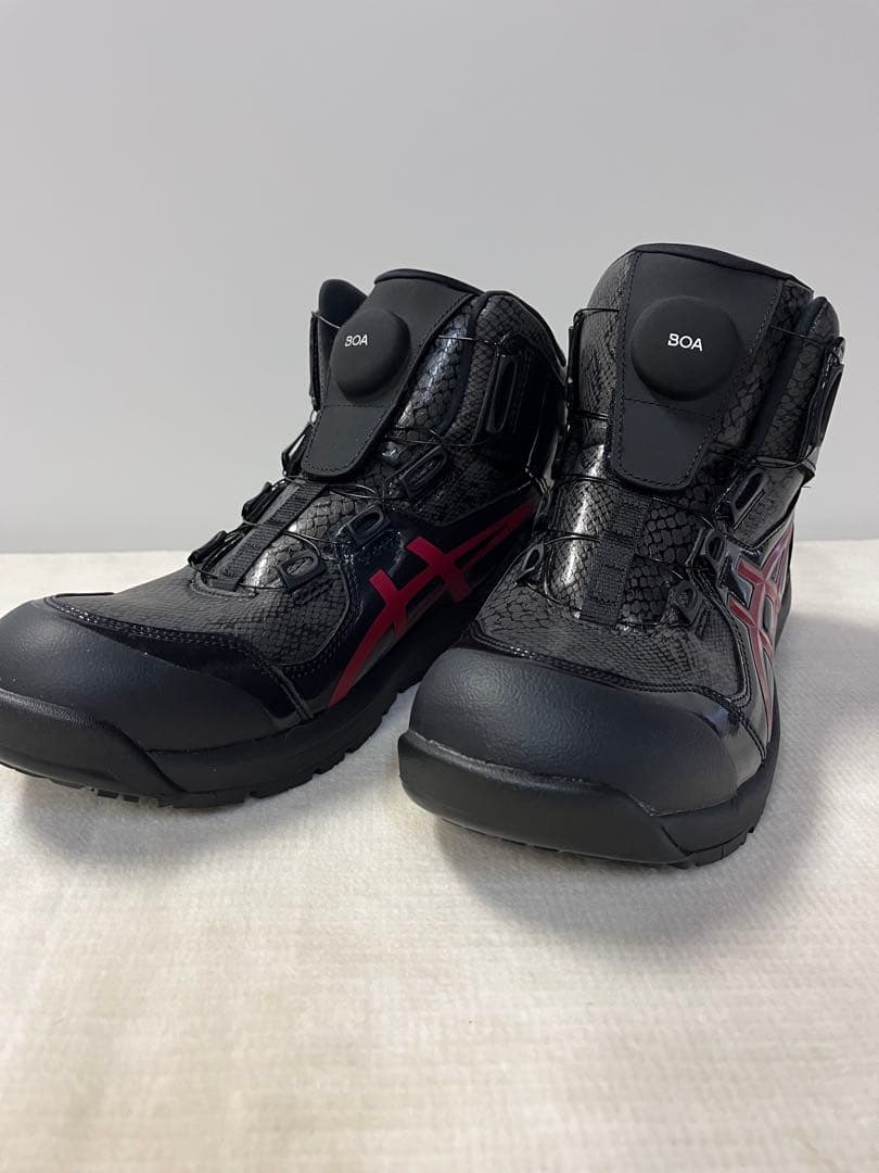 アシックス　限定色　安全靴 ウィンジョブ CP304 ブラックエディション　26