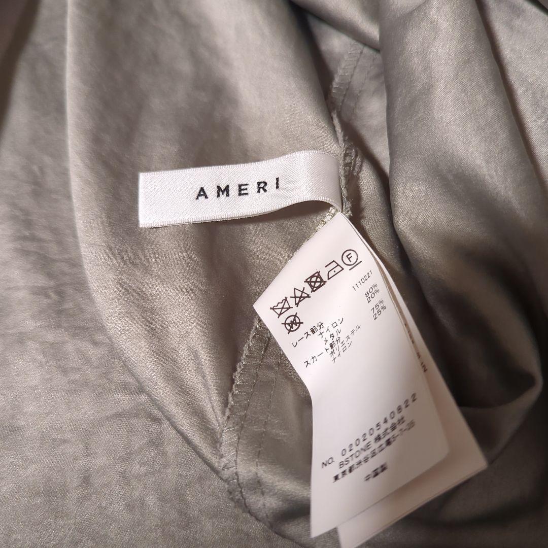 Ameri　FLOWER LACE DRESS