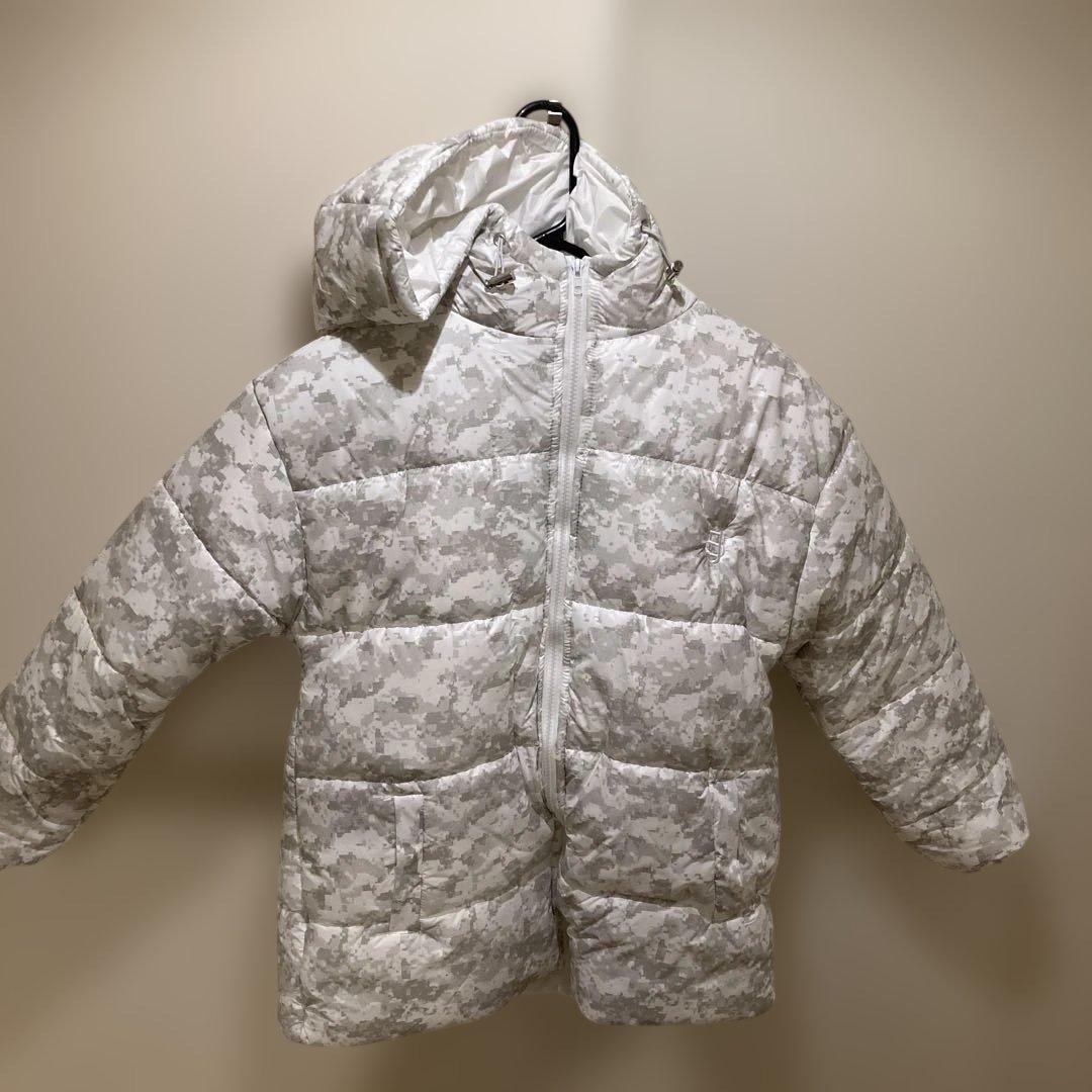 ダウンジャケット 白グレー迷彩suvene y2k