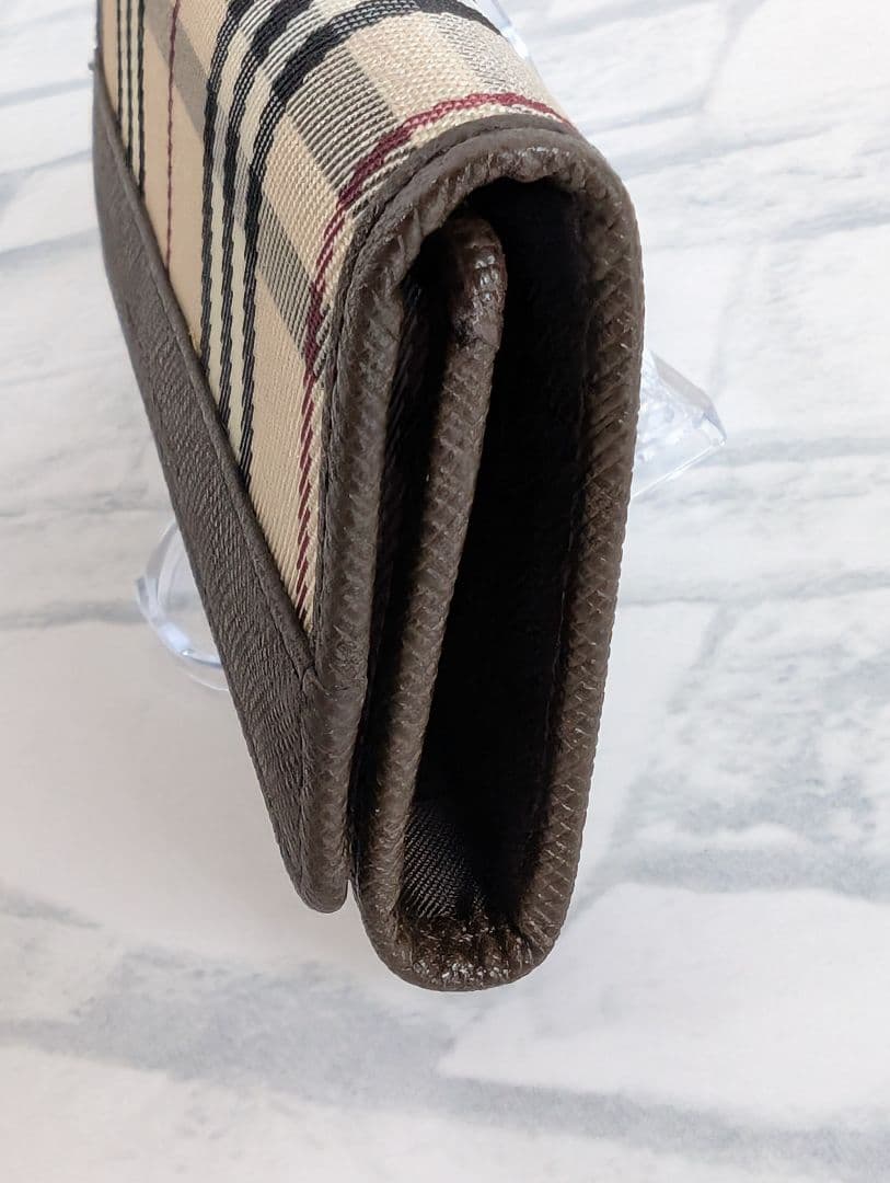 【新品未使用箱付き】BURBERRY5連キーケースノバチェックベージュ×ブラウン