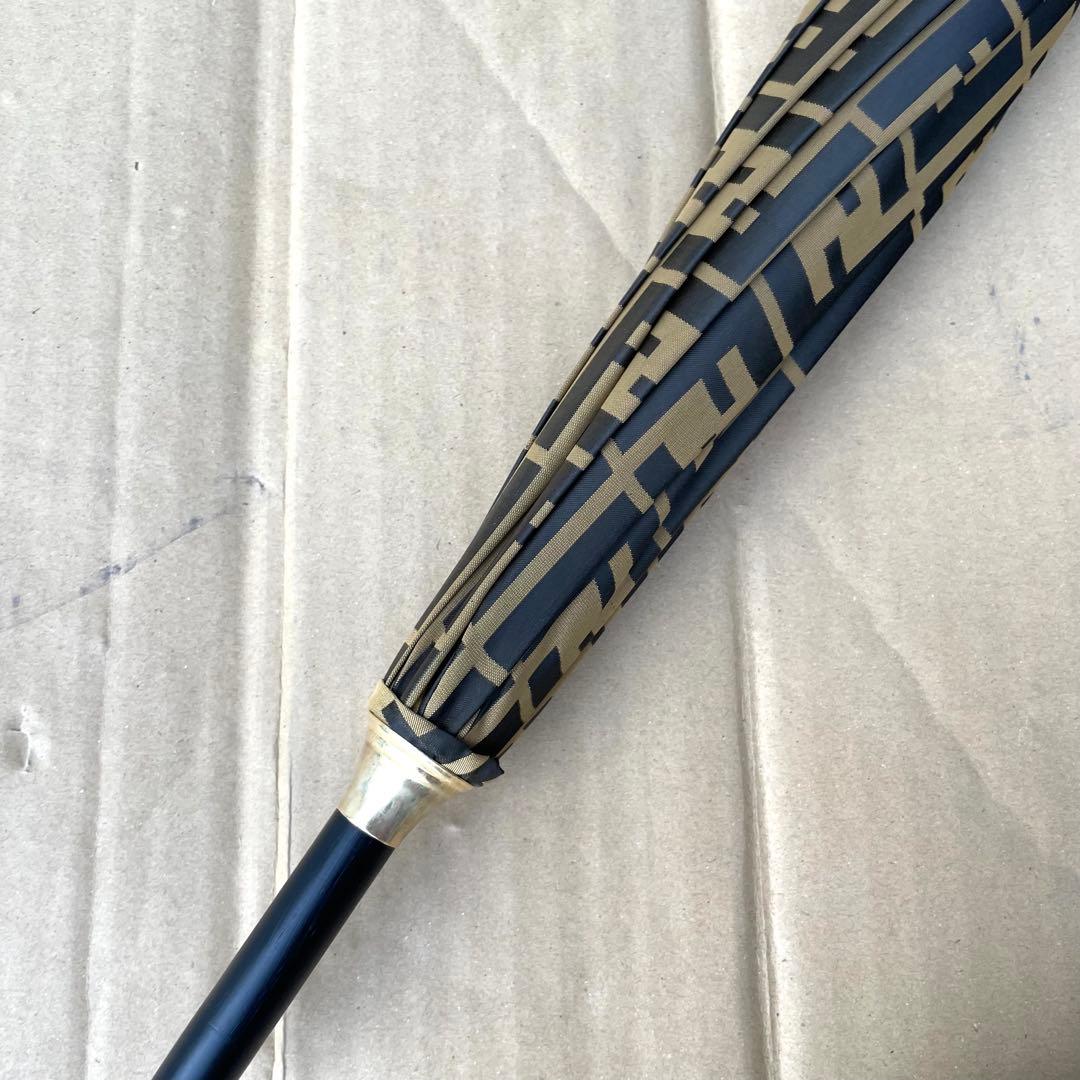 FENDI フェンディ 長傘 ズッカ柄 ブラウン