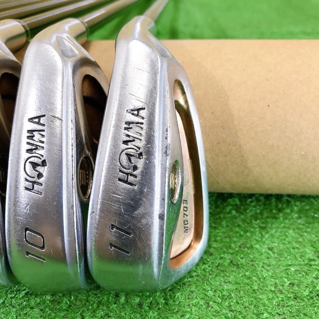 チ88★★★3Sホンマ BERES MG703 6本アイアンセット GOLD