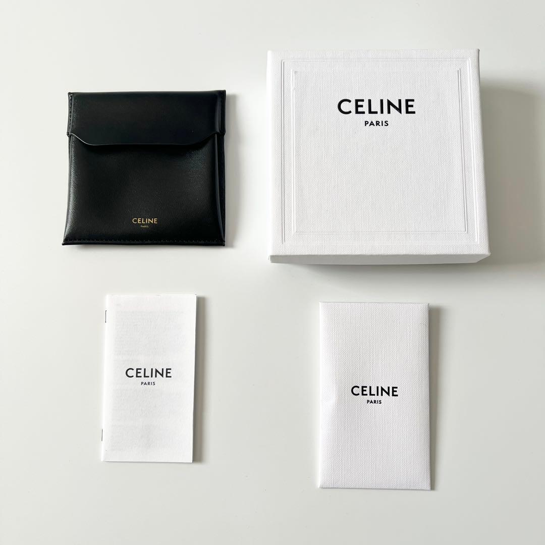 CELINE　セリーヌ　トリオンフ　スイベル　ネックレス　ゴールド　箱付き