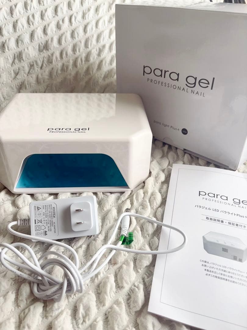 【ローズ】para gel パラジェル LEDネイルライト ホワイト