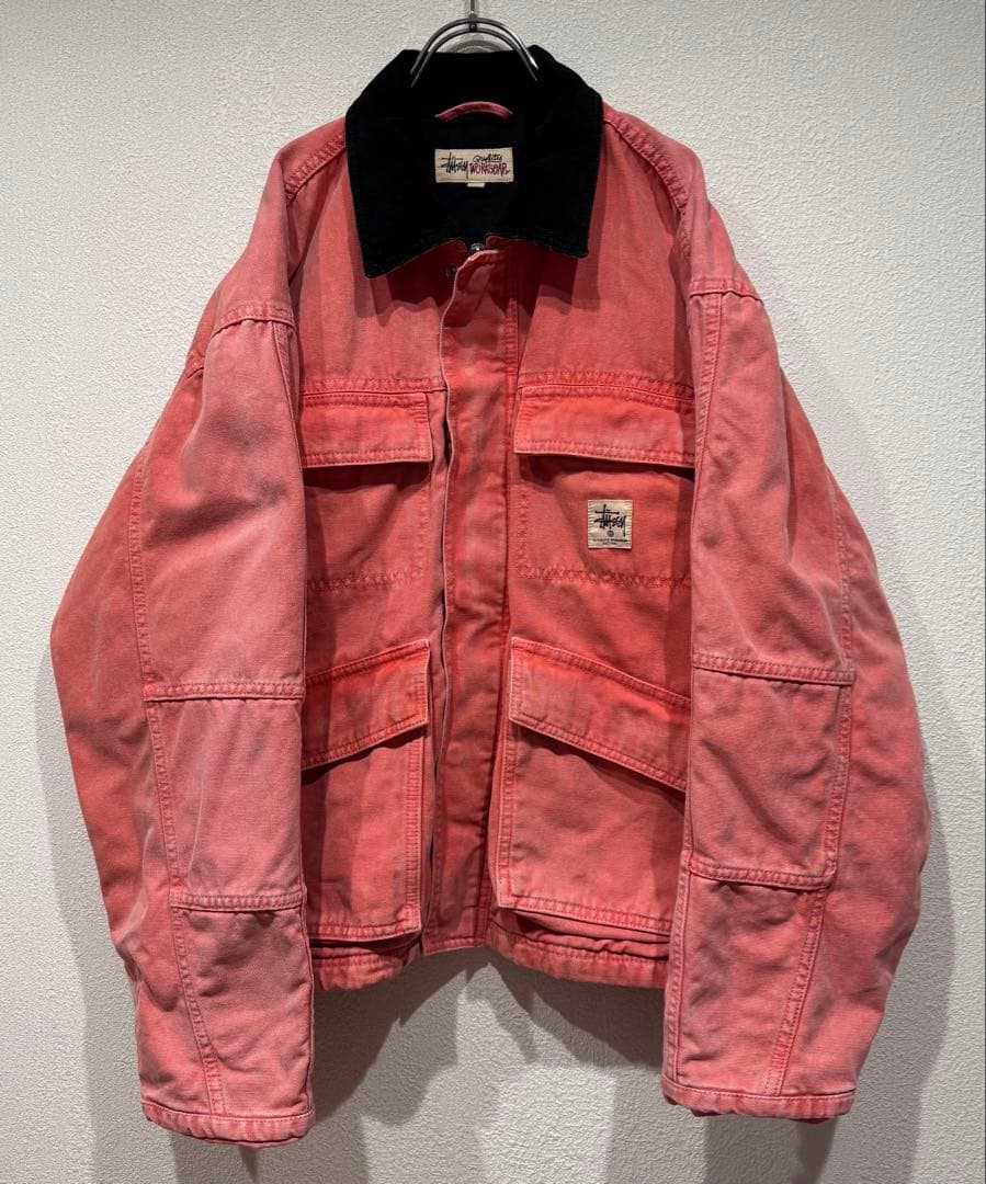stussy JACKET WASHED CANVAS ワークジャケット