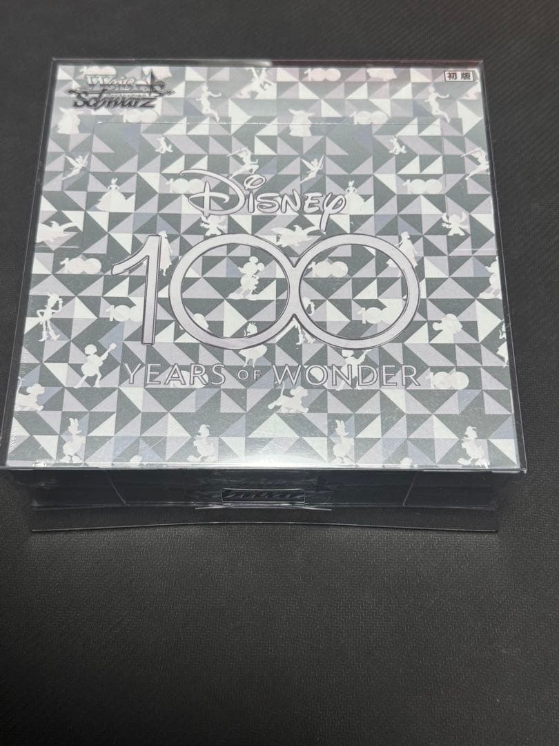 ヴァイスシュヴァルツ　ディズニー100 初版 未開封BOX シュリンク付き