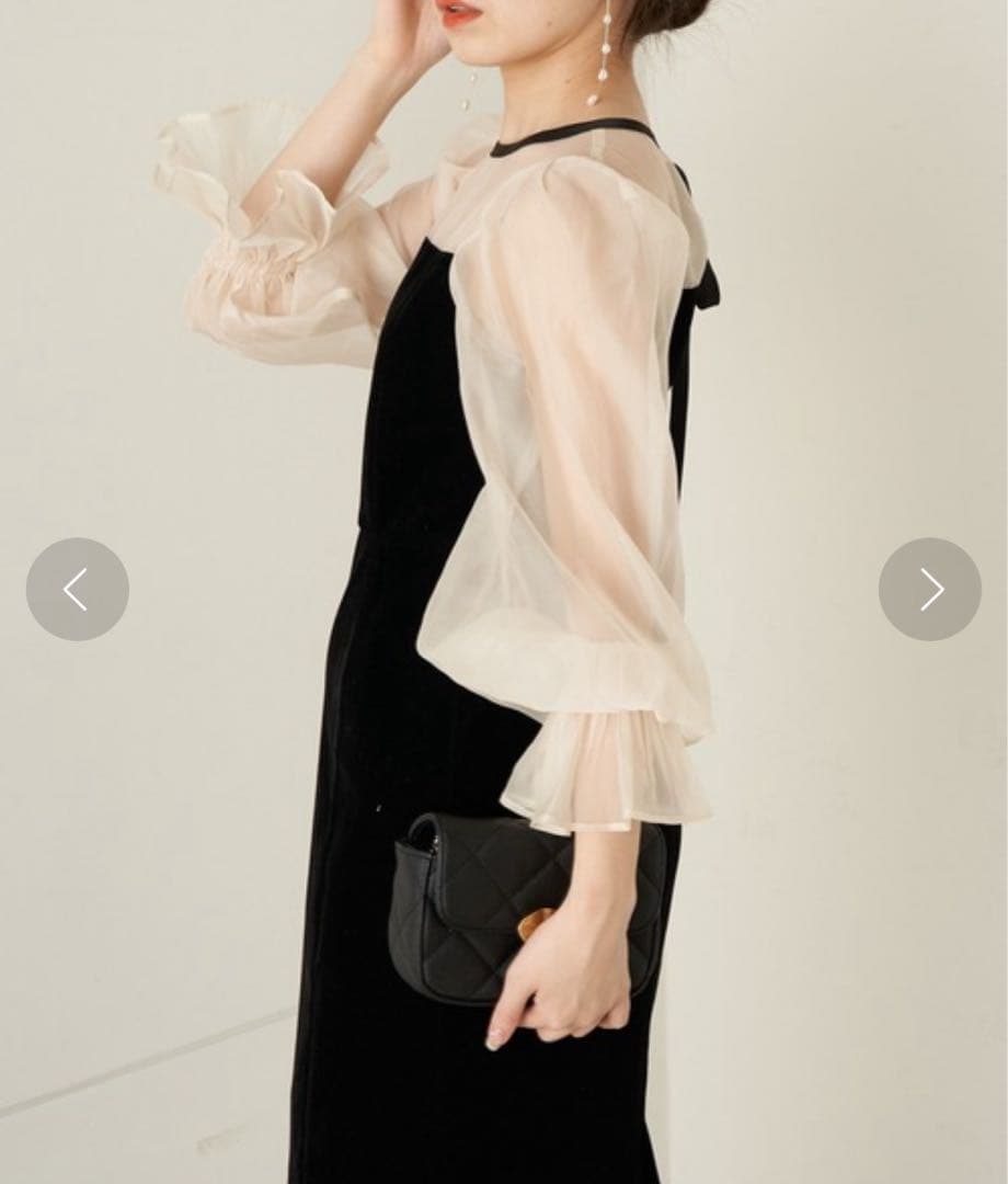 Chico オケージョンドレス　結婚式　パーティ　ブラック