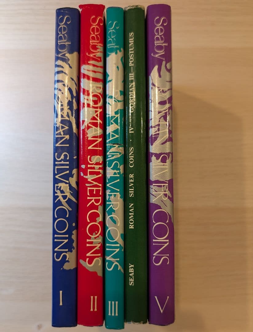 Roman Silver Coins 全5巻セット