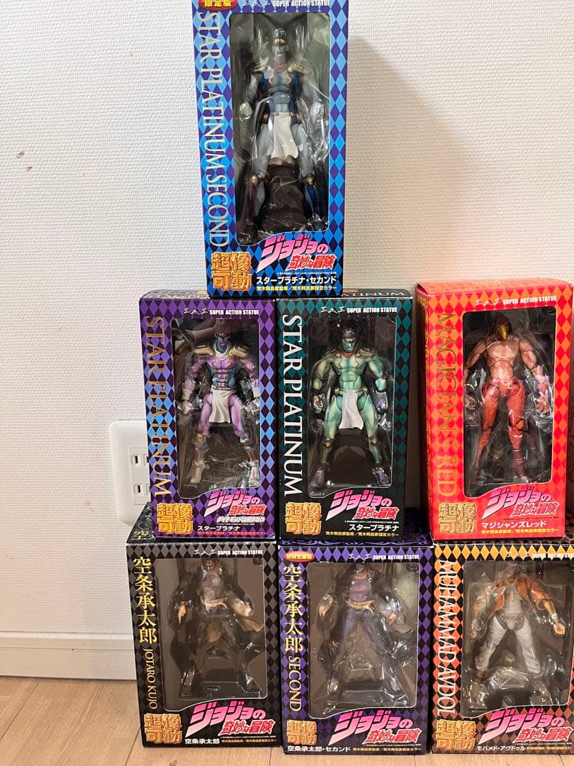 ジョジョ超像可動　フィギュア20体