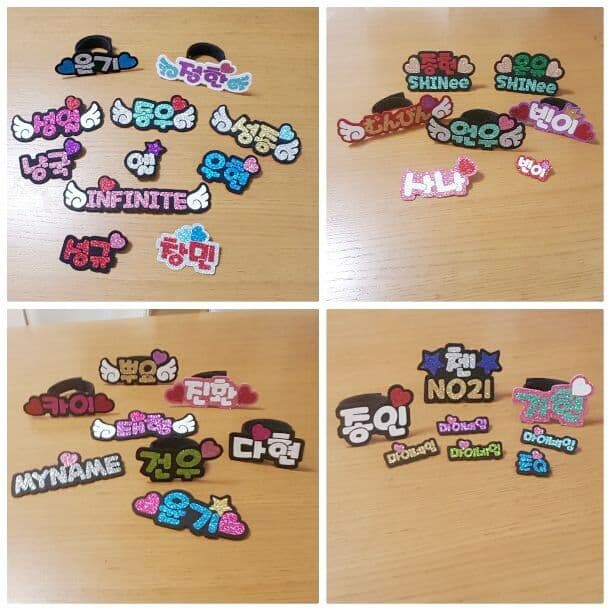 ネームプレート制作(ブローチ、ペンラ用制作可能)/2コ以上ご購入―100円割引