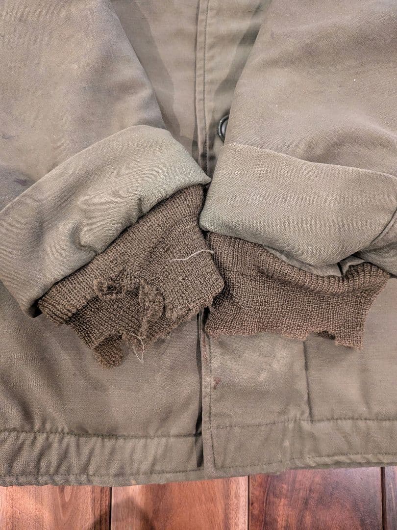 US.NAVY A2 デッキジャケット 38-40 M