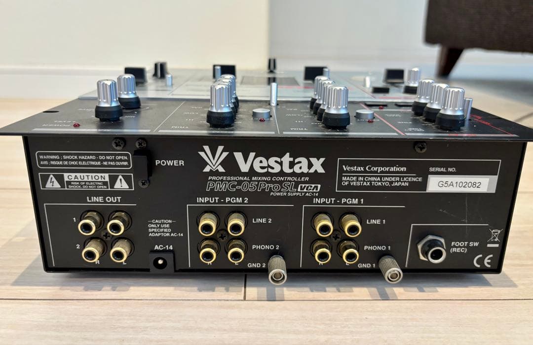 難ありVestaxベスタクスDJミキサーPMC-05Pro SL VCA DJ