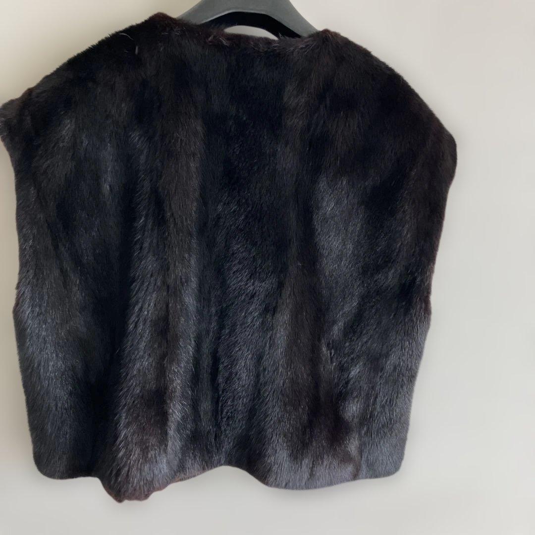 ミンク　ショートベスト