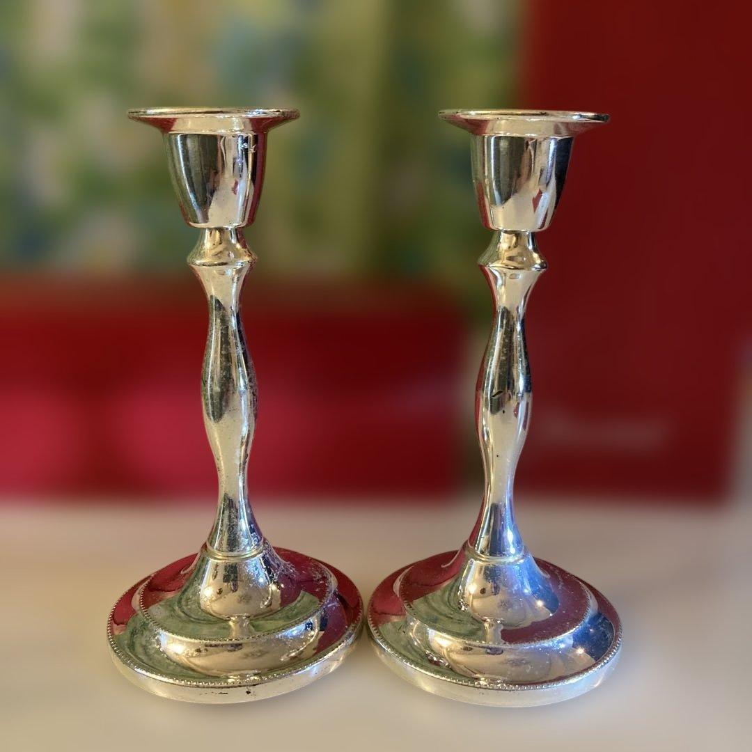 VAROSA VALENTIメタルキャンドルスタンド　2個　バロッサ・バレンティ