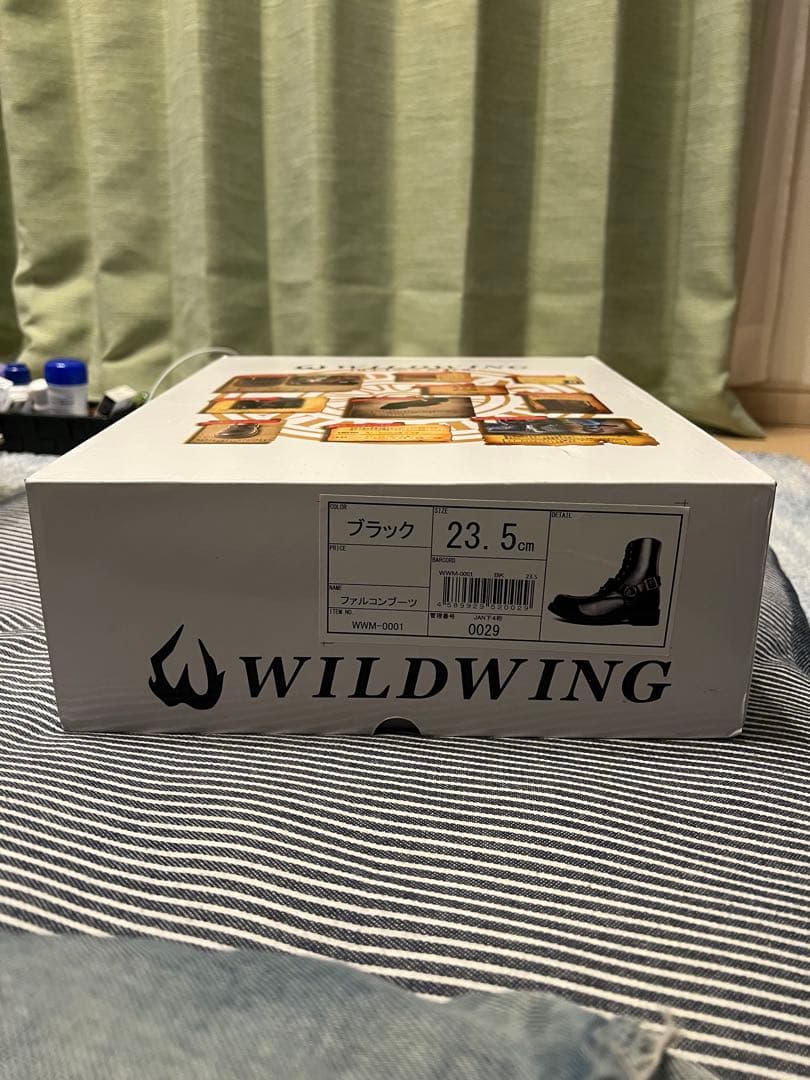 未使用WILD WING ファルコン レディース ライディングブーツ23.5cm