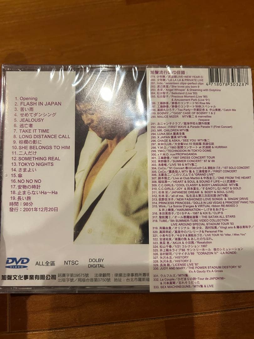 g*n様 新品未開封★矢沢ヒストリー2★DVD 台湾盤　矢沢永吉