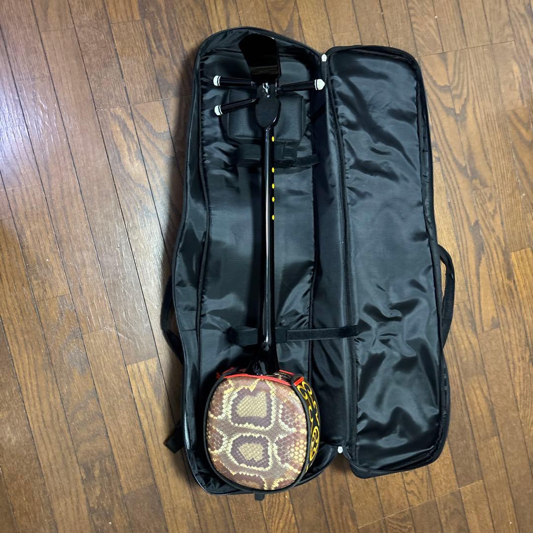 三線　沖縄三線　ケース付き　ジャンク渡し