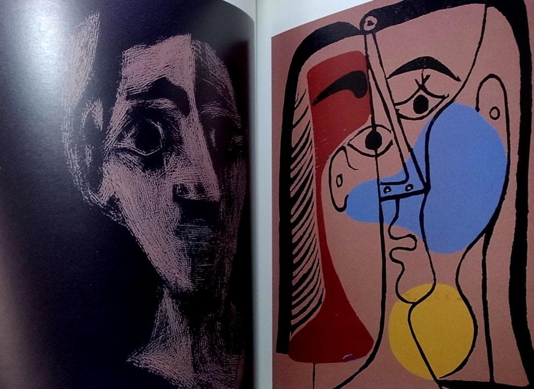 洋書 Picasso a Vallauris Linogravur