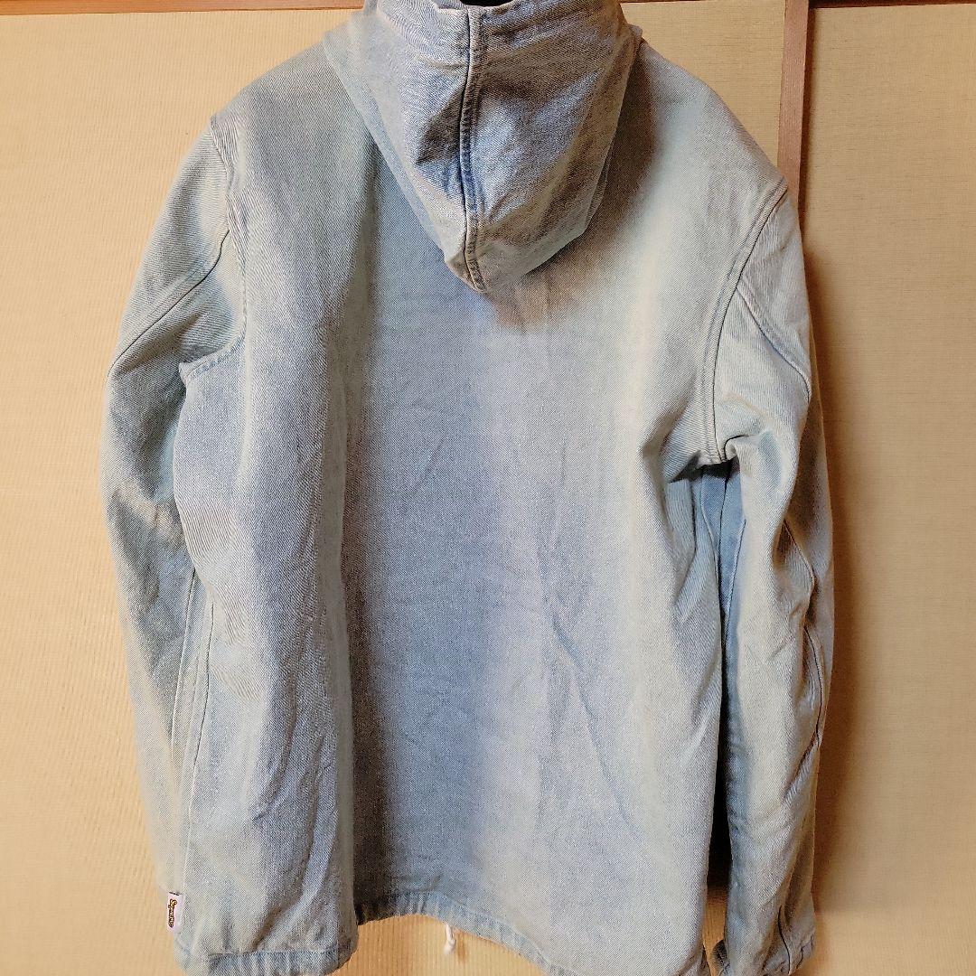 Supreme デニムジャケット サイズL　GONZ ゴンズ ロゴ フード付き