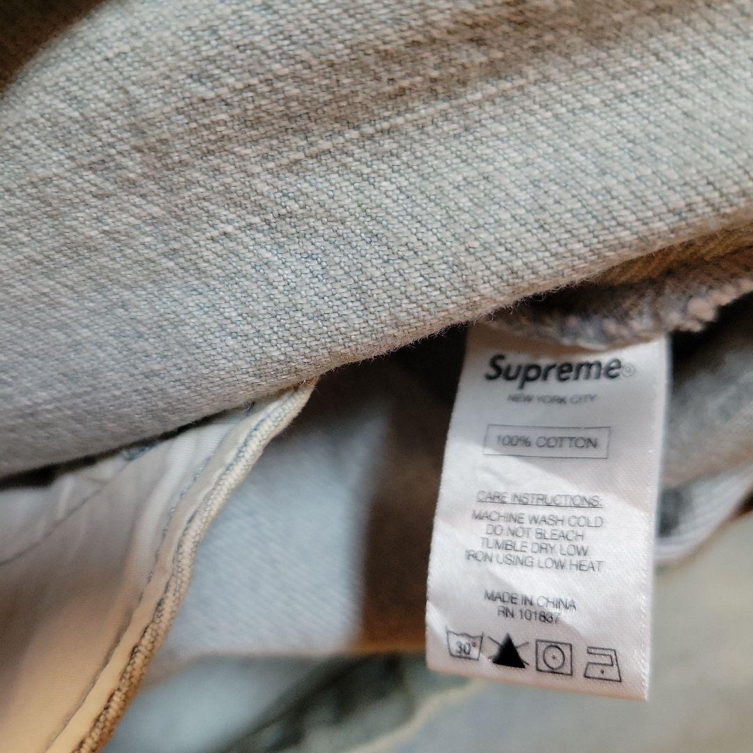 Supreme デニムジャケット サイズL　GONZ ゴンズ ロゴ フード付き