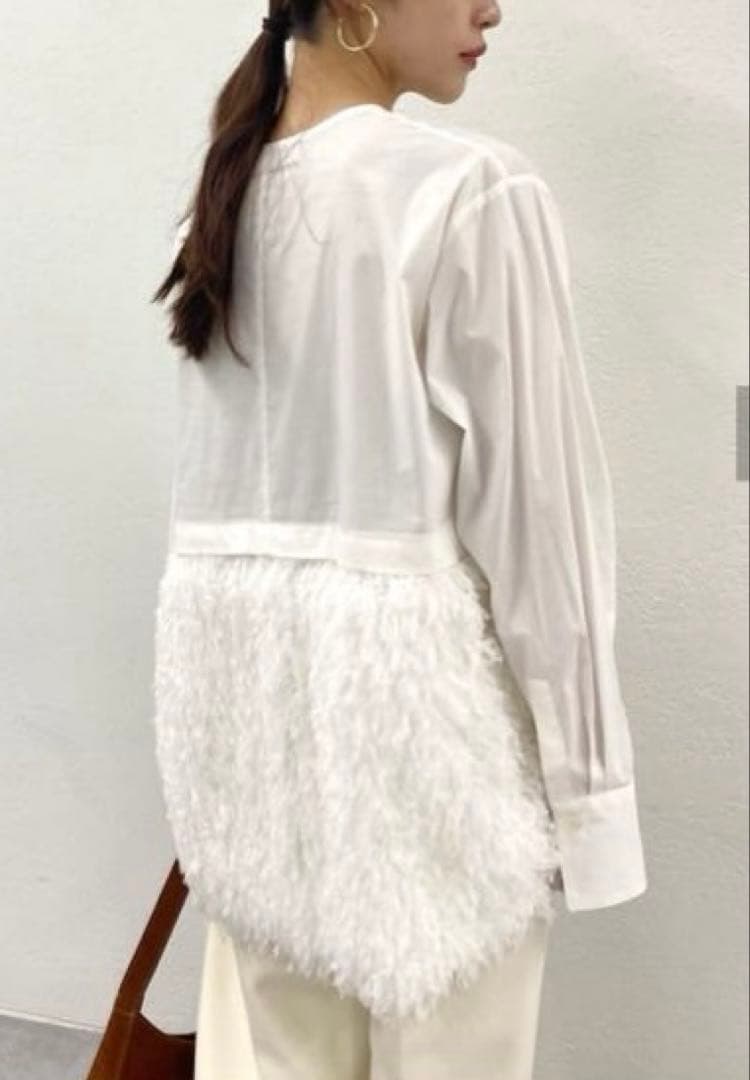 Whim Gazette【THE PAUSE】フェザーキリカエシャツ