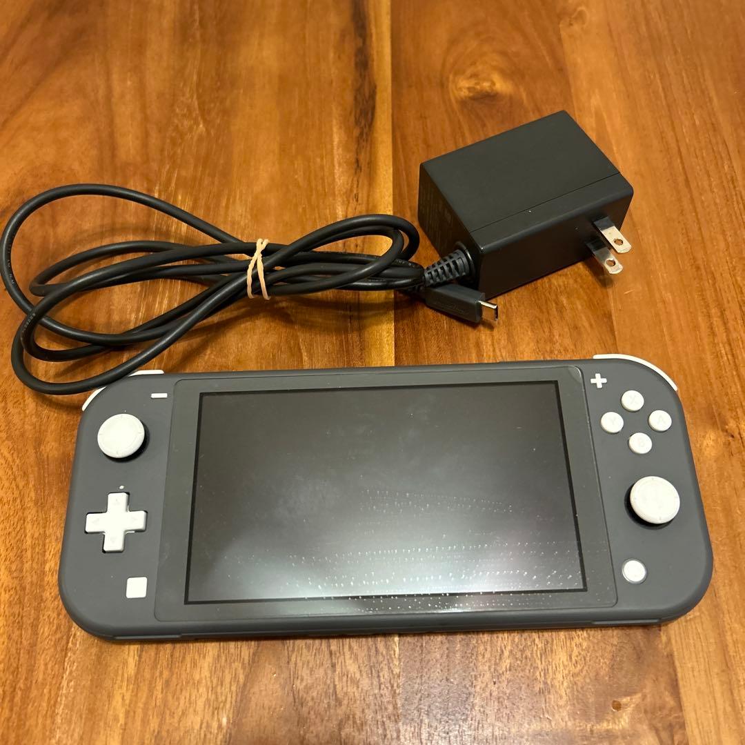 Nintendo Switch Lite グレー 本体 充電器付き　箱無し