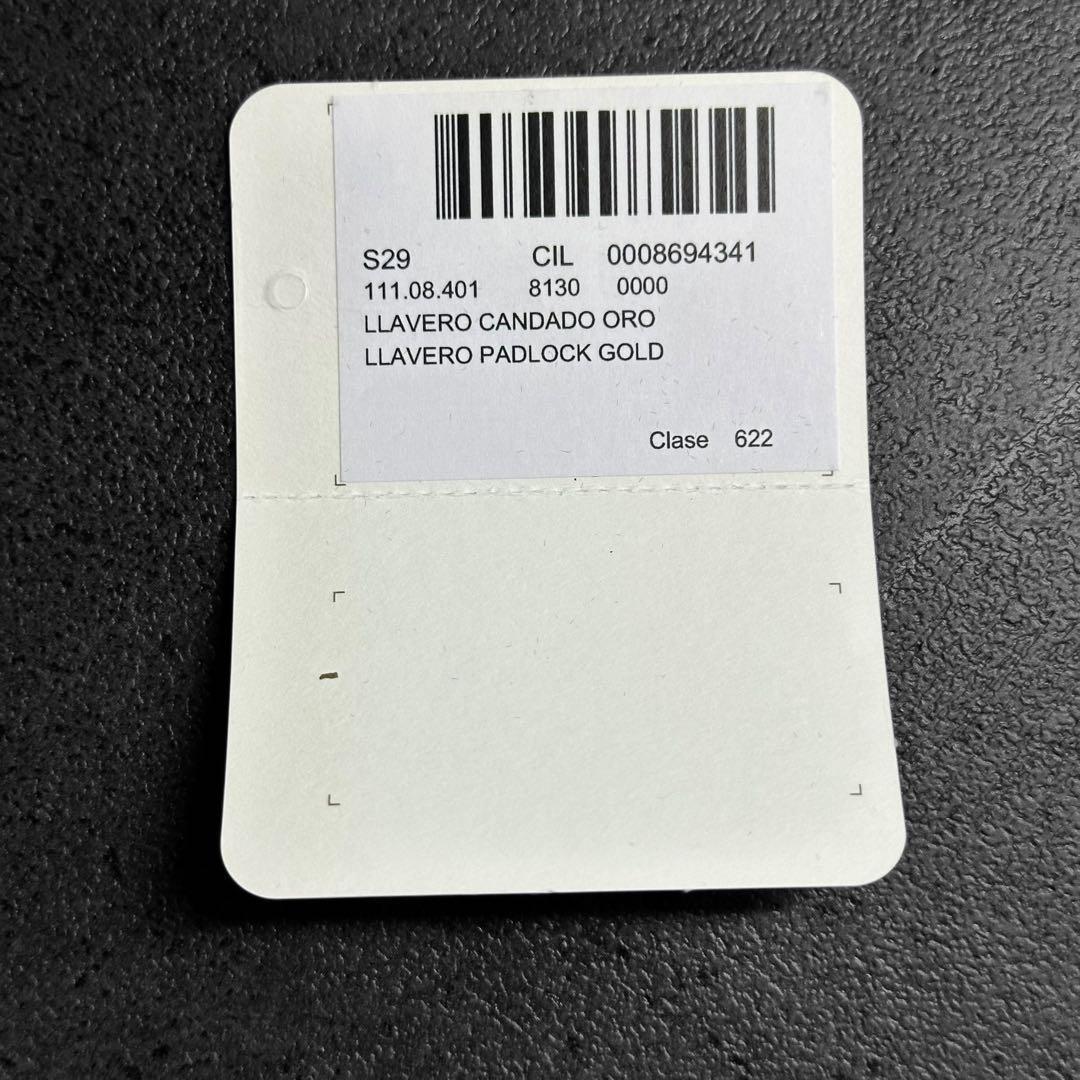 希少✨LOEWE 南京錠型　アナグラム　チャーム　キーリング　キーホルダー