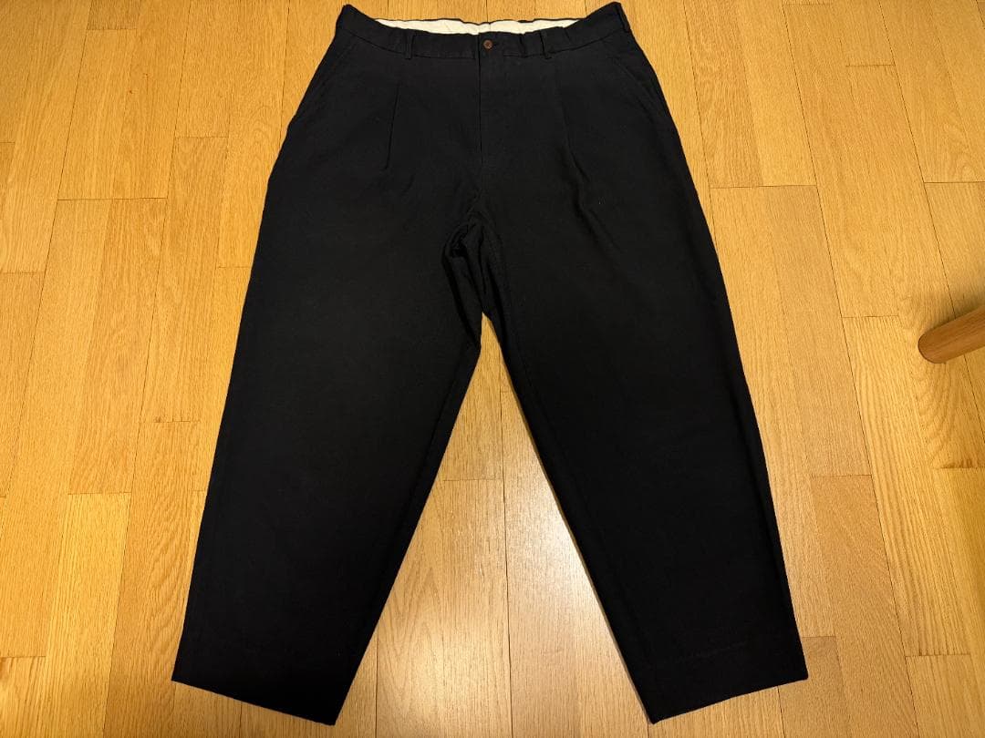 L コムデギャルソンオムドゥ ポリ縮絨パンツ