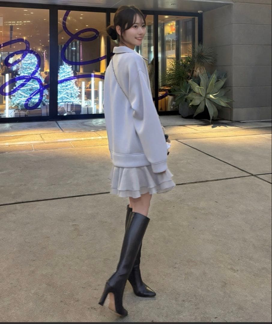 【USAGI ONLINE/ZOZOTOWN限定】スキッパーミニワンピース