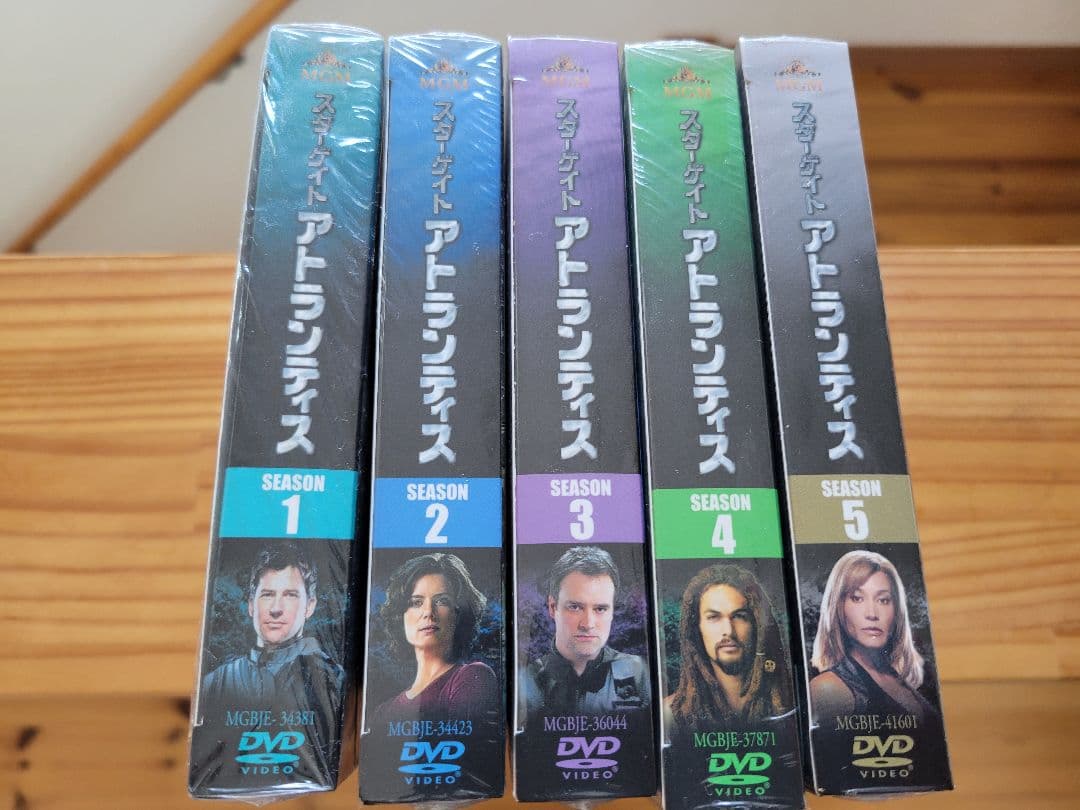 ゆ*ぺ様 スターゲイト アトランティス DVD シーズンコンパクトボックス全5巻