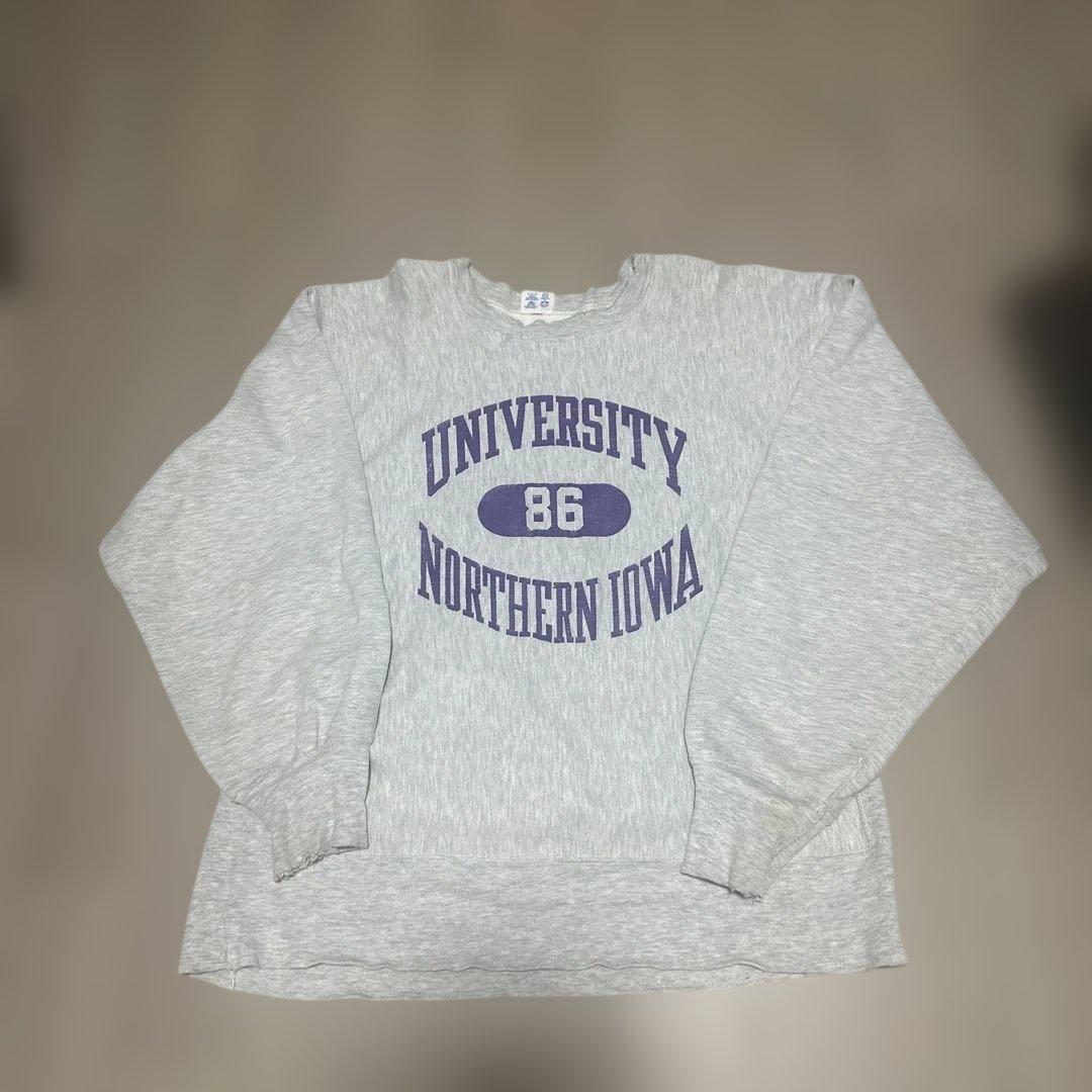 トップス 80s champion reverseweave NORTHERN IOWA