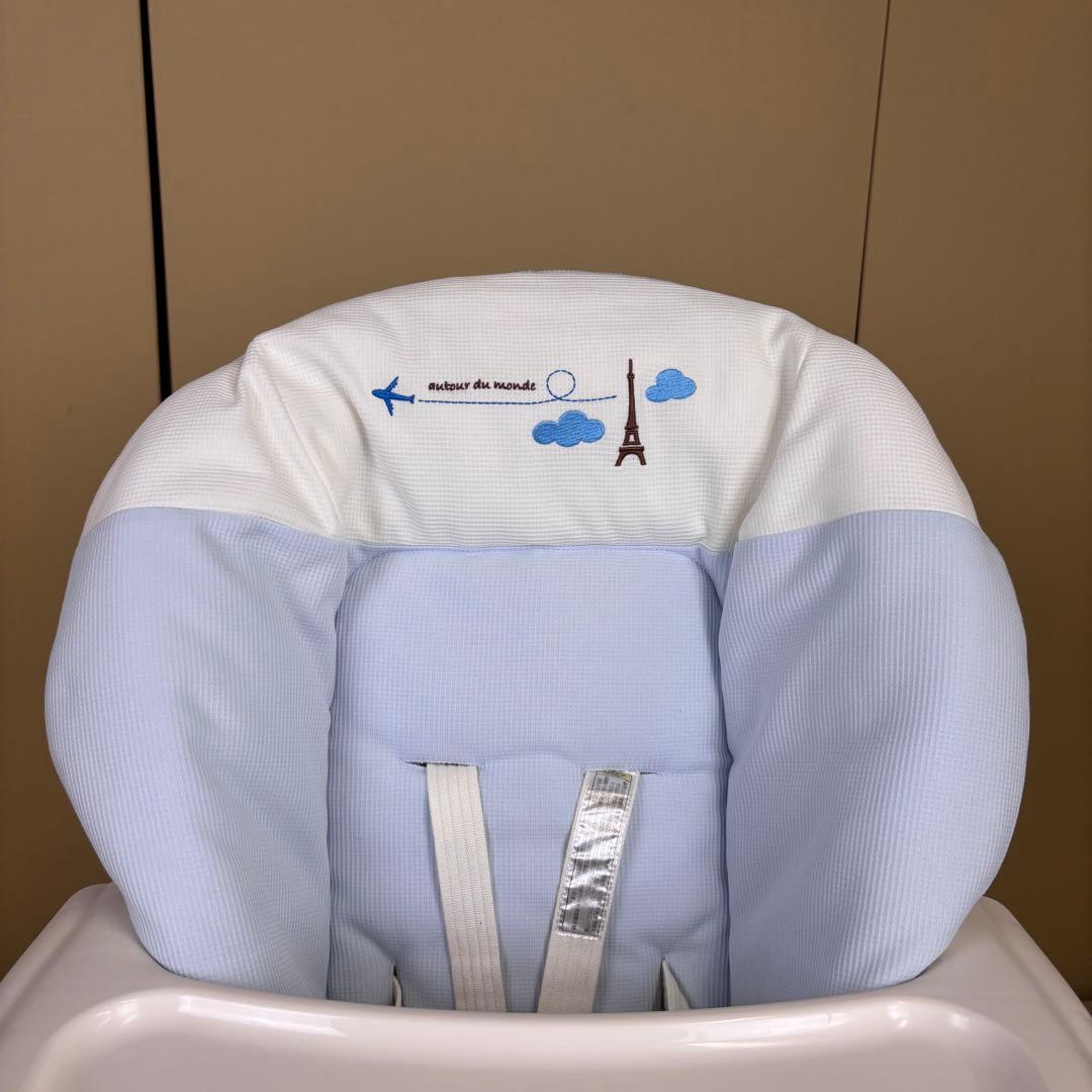 極上クリーニング済　☆美品☆　コンビ　ハイローベッド＆チェア　ネムリラ　ブルー