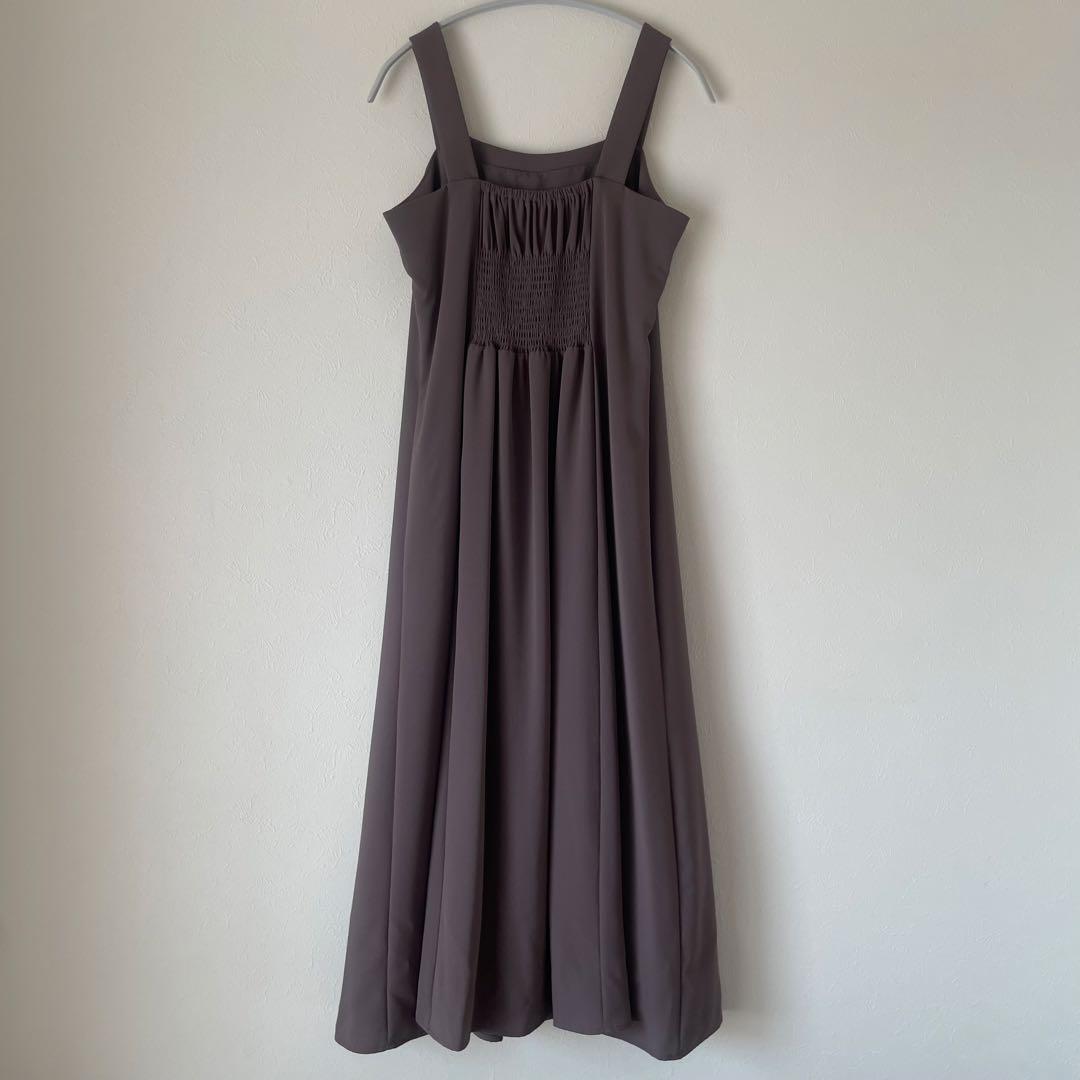 オケージョンドレス ブラウン