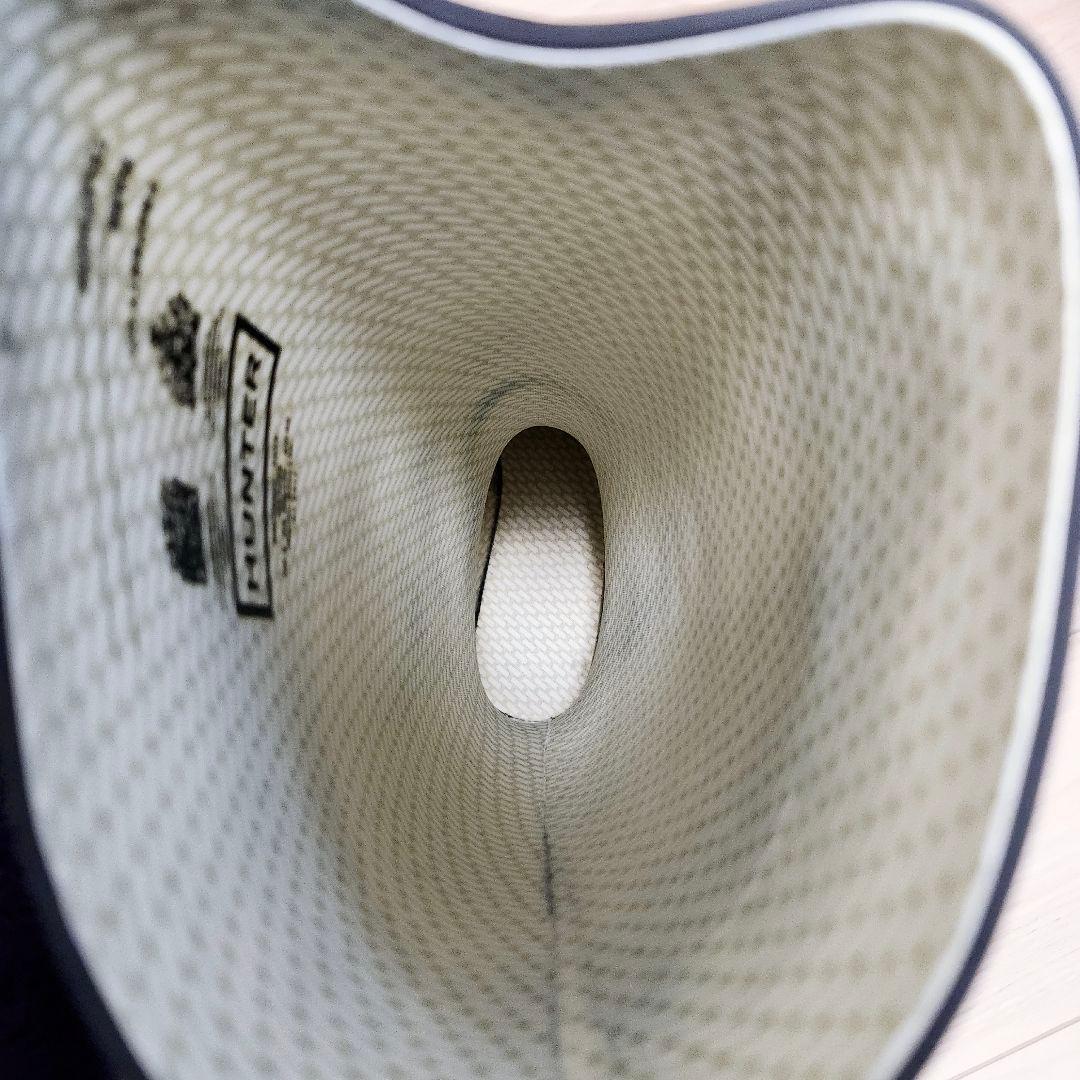 【極美品】HUNTER レインブーツ ロング UK8 ブラック